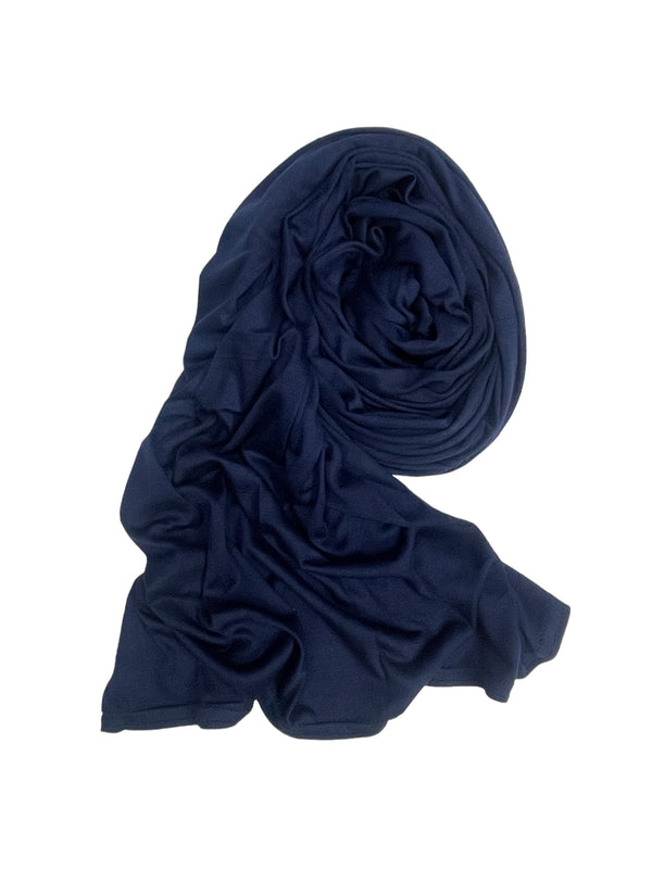 Dark Navy Jersey Hijab