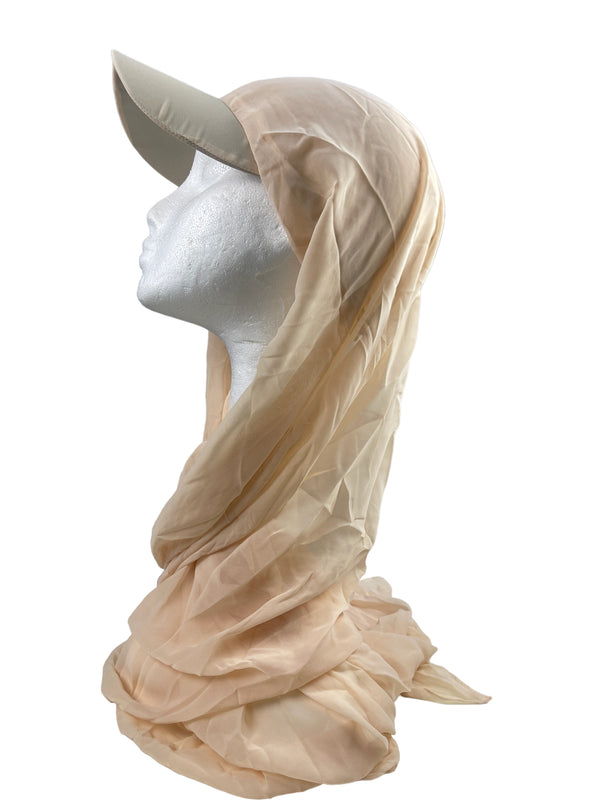 Hijab Casquette Beige